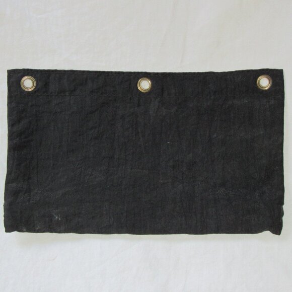 Garfield Fabric Pencil Bag Mead Corp Paws Embroidered Smiley Face Three Ring - Picture 2 of 3